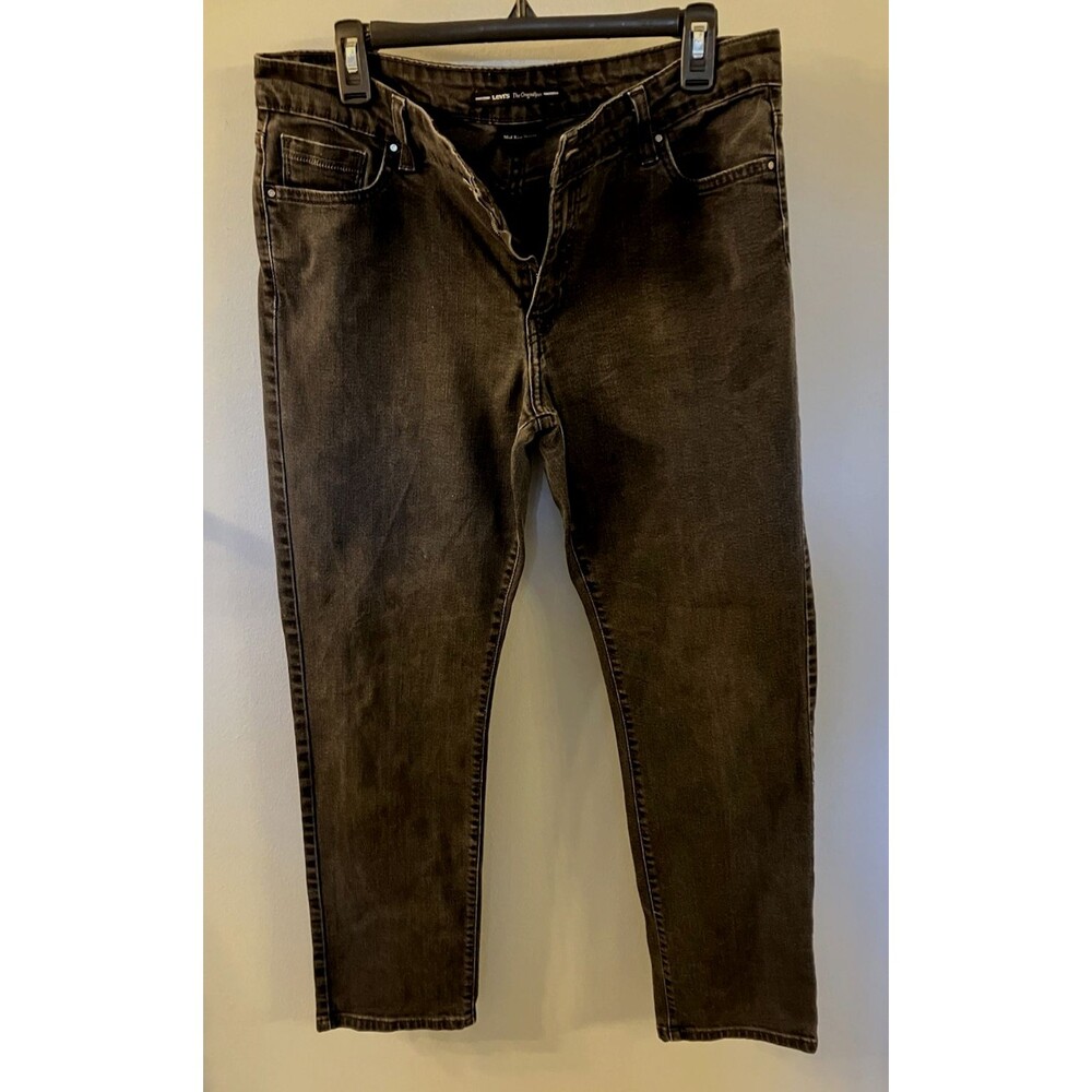 Levi Original Jeans Womens Mid Rise Skinny Black Size 14